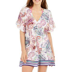LAUREN Ralph Lauren | Swim Coverup Dress Captiva Paisley Flutter-Sleeve | Small